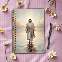 1 件《唯灵论者》螺旋笔记本 - 走向耶稣励志基督教日记，5.5x8.3 英寸 50 页双面优质纸，耐用螺旋装订，适合祈祷、反思和基于信仰的写作，励志螺旋笔记本 - A - 查看 7