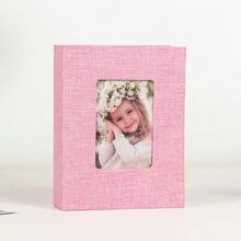 1pc 4x6 Photo Album, 100 Capacity, Linen Fabric Cover, Slip-In Pocket Style, Suitable For Wedding, Family, Vacation, Anniversary, Birthday Gifts, Anniversary Celebration, Perfect Gift - Multicolor - View 21