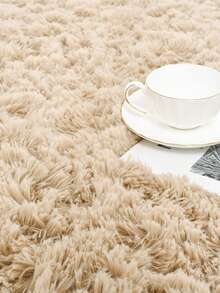 Thảm phòng khách/phòng ngủ dày và mềm, thảm lông dài màu lạc đà ấm áp, thảm trang trí dễ vệ sinh, phong cách Bắc Âu tối giản hiện đại, mềm mại, thân thiện với da, nhiều kích cỡ cho mùa xuân, hè, thu, đông, trang trí nhà cửa, giáng sinh, ngày lễ tình nhân, lựa chọn quà tặng mùa thu - Lạc đà - Xem 9