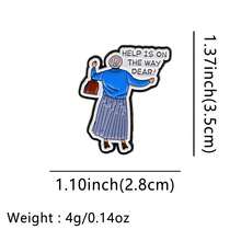 Enamel Pin Lapel Pins Badges On Backpack Women's Brooch Clothes Gift Jewelry Fashion Accessories - Black - View 5