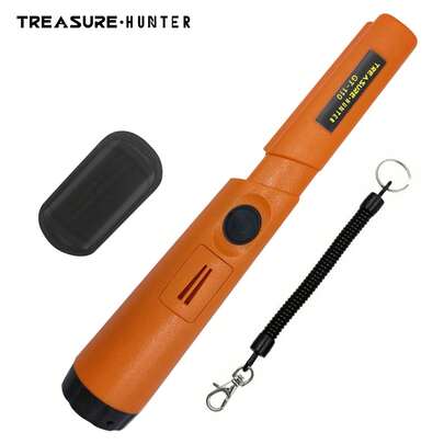 TREASURE HUNTER Wykrywacz metali Treasure Hunter GT110 z lokalizatorem, ręczny, sonda wskazująca, metal odporny na zarysowania, wodoodporny, skanowanie 360 stopni