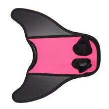 美人鱼脚蹼、游泳脚蹼、浮潜单蹼、鲸鱼尾水上运动装备 - 粉色 - 查看 3