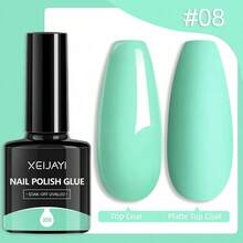 XEIJAYI 1 Color Spring Bright Macaroon Candy Nail Polish Gel Easter Limited Edition Nail Gel For Women - DIY Home Salon Nail Art - 綠色 - 查看 9