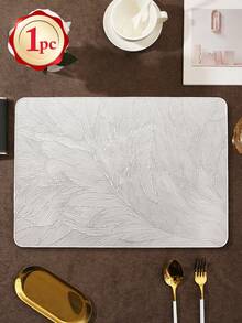 1-8pcs Simple Rectangular PVC Placemats, Washable, Easy Clean, Wipeable, Non-Slip, Heat-Resistant, Dining Table Mats, Sweet Reverie, Elegant Placemats, Tabletop Setting, Kitchen Dining Mat, Holiday Wedding Decor - Multicolor - View 10