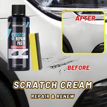 JB-XPCS Cire de réparation des rayures de voiture, pour le polissage et la crème d'élimination des rayures - convient pour une restauration rapide de l'éclat sur tous les véhicules