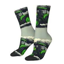 Cool Sports Car Illustration Printing Socks Men's 360 Degree 3D Printing Socks Digital Printing Socks Medium Socks