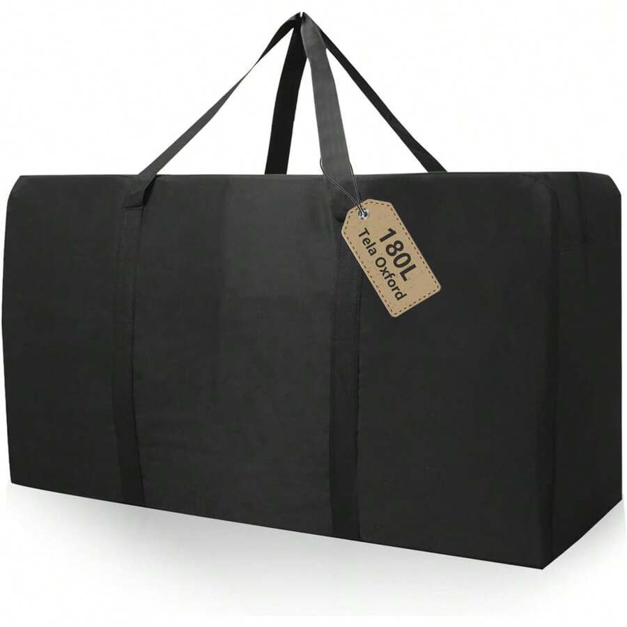 Bolsa de Almacenamiento 180L, Duffle Bag para Mudanza con Cremallera y Asas Reforzadas, para Guardar Ropa, Juguetes, Colchas y Sábanas - 56 litros - Ver 1