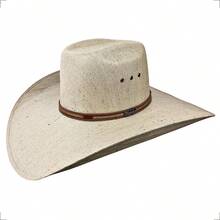 Chapéu Country Soberano Indiana Unissex Rodeio Cor Natural - Marrom Claro - Visão 5
