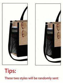 字母帆布手提袋套装，包含化妆包、洗漱包、钱包和个性化礼品袋，时尚休闲单肩包，适合婚礼、生日、海滩、度假、节日、上学等场合，是送给女性、妈妈、老师和朋友的绝佳礼物。 - 彩色 - 查看 8