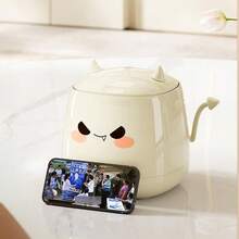 Creative Cute Desktop Trash Can, Small Demon Shaped With Tail, Desk Storage Box, Essential Garbage Can