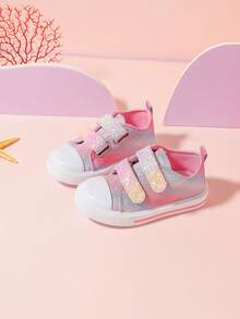 GENGASUN 1 szt. Dziewczęce, okrągłe, niskie, codzienne buty z nadrukiem w kreskówkowe wzory na wiosnę/jesień