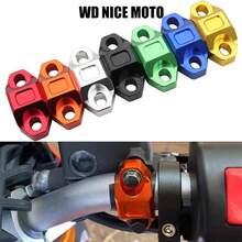 WD NICE MOTO Soporte fijo de freno delantero CNC, bloque de presión superior de aleación de aluminio para modificación de motocicletas, adecuado para motocicletas de campo a través KTM SX SX-F EXC EXC-F XC XC-F Embrague Manija Asiento Freno Fijo