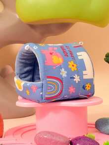 仓鼠冬季保暖睡袋窝，悬挂式吊床窝，适合沙鼠、龙猫、鹦鹉 - 彩色 - 查看 23