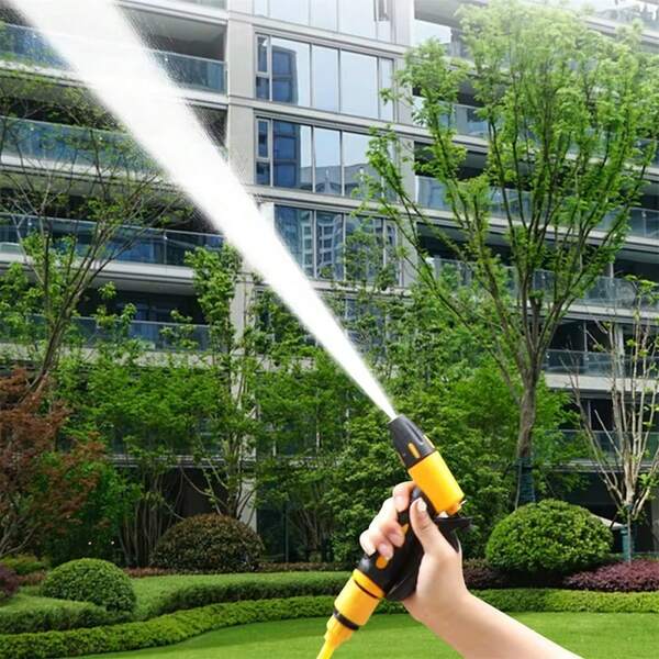 [Kit de herramientas automotrices versátil] Un conjunto de herramientas automotrices retráctiles de 10M/15M, pistola de limpieza de automóviles, manguera de jardín, equipada con una boquilla de alta presión, pistola de riego versátil, kit de herramientas de lavado de automóviles, tubo de extensión de lavadora de alta presión, adecuado para uso doméstico, jardín e industrial.