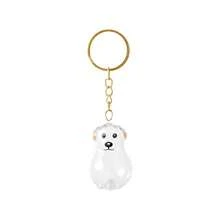 Transparent Pet Hair Storage Pendant, Golden Retriever, Corgi, Samoyed, Labrador Memorial Keychain, Dog Fur Collection Preservation Box, Heartwarming Creative Memorial Hanging Decoration Christmas Gift Ideas Bag Accessories Lanyards With Id Holder Car Accessories Bag Charms