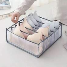 Hộp đựng đồ lót 3 ngăn, Hộp đựng đồ lót, Hộp đựng đồ lót và quần tất, Dùng để đựng đồ trang trí Halloween, Trang phục Halloween, Đồ trang trí mùa thu, Đồ trang trí lễ hội, Hộp đựng quần áo, Hộp đựng đồ ngăn kéo có thể gấp gọn, Hộp đựng đồ trang trí tủ quần áo thiết yếu cho mùa thu, - Xám - Xem 11