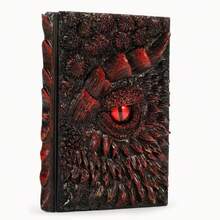 1pc 3D Longan Embossed Dragon Diary Writing Notebook Men/Women Handmade Travel DiaryNotebook For Gragon Enthusiasts Resin Carving Notebook Blank Paper 120 Sheets 240 Pages - Multicolor - View 19