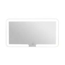 Detachable Car Vanity Mirror With Light, Passenger Side Interior Makeup Mirror For Quick Grooming, Compatible With Various Vehicles, Car Mirror Hanging Accessory, Battery Capacity: 400mAh