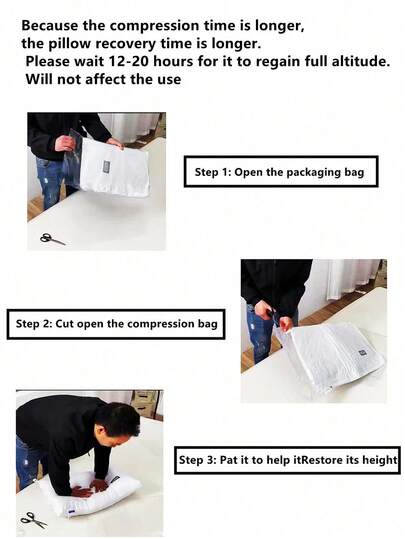 1pc Wit ative Throw Pillow, Moderne Polyester Fiber Rectangular High Elasticity Kussen Insert, Nap Lumbar Support, Portable Home, Office, Camping view 10