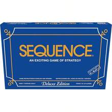 SEQUENCE- SEQUENCE Game With Folding Board, Cards And Chips By ( Packaging May Vary ) White, 103 X 81 X 231 - 藍色 - 查看 1