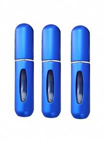 4 pièces/3 pièces Flacons de parfum rechargeables de 5 ml, flacons vaporisateurs de parfum rechargeables, flacon vaporisateur de parfum de voyage, mini contenants liquides vides portables, essentiels de voyage, organisateurs de voyage pour la plage, retour à l'école, vacances, camping, parfum pour femmes