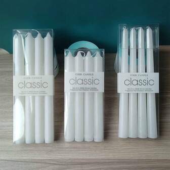 4pcs Long Stem Candles, Creative Candlelight Dinner, Restaurant, Colorful Wedding Candle Sticks, Valentine's Day