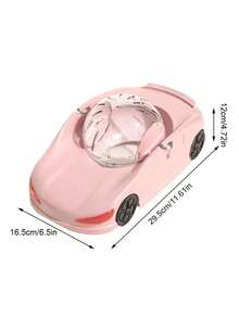 Interactive Hamster Toy Hamster Running Ball Durable PP Hamster Fitness Wheel Transparent Small Pet Running Wheel Solid Structure Hamster Accessories Perfect For Hamsters And Small Pets Blue And Pink