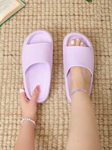 Lymalimoon Women Home Slippers - Purple - View 1