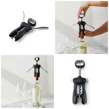 Wing Corkscrew In Stainless Steel And Black