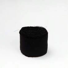 1 Roll Hand Torn Chiffon Frayed Edge Ribbon, 5m/Roll For Wedding Bouquets, Gift Wrapping, Crafting,Rustic Wedding Invitations, Bows, Garlands, DIY Crafts, Christmas Decorations, DIY Home Decor, Wedding Parties And Gift - One Volume - View 12