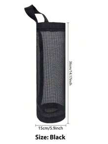 1pc Wall Mounted Plastic Bag Dispenser Storage Rack Garbage Bag Storage Bag Kitchen Plastic Bag Sorting Hanging Bag Household Hanging Garbage Mesh Bag Storage Box, Multi-Function Garbage Bag Storage Bag, Mesh Bag Breathable Wall Hanging Multi-Purpose Garbage Bag Storage Hanging Bag, Suitable For Home, Kitchen, Summer Beach Party, Food, Camping, Storage, Room Decoration, Kitchen Accessories - Multicolor - View 7