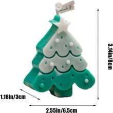 Christmas Scented Candles - Xmas Tree Shaped Soy Wax Aesthetic Candles, Cute Aromatherapy Burning Candles For Christmas Party, Holiday, New Year & Home Table Decor
