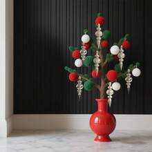 Set de 16 adornos navideños para árbol de Navidad: bolas brillantes con forma de calabaza para decorar casas de campo y fiestas navideñas. - Dorado - Ver 4