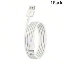 1-4 包 Apple 充电线 3.3 英尺，兼容 充电器线，USB 转闪电快速兼容 充电线兼容 14/13/12/11/11Pro/11Max/X/XS/XR/XS Max/8/7、Ipad（白色）Nan MFi 认证 - 白色 - 查看 12
