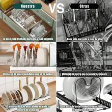 Pot Lid Racks - สีขาว 1 ชิ้น - ดู 6