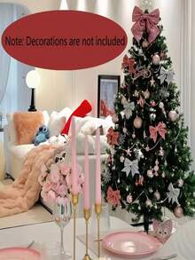 Albero di Natale verde di lusso, albero di Natale in plastica senza luci, adatto per uso domestico e commerciale, facile da montare, senza elettricità richiesta, perfetto per decorazioni di Ognissanti, Natale e Capodanno, fascino festivo per decorazioni natalizie per la casa, regali di Natale, decorazioni natalizie