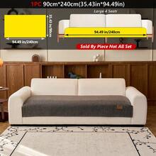 1 Tấm đệm ghế sofa thân thiện với thú cưng, thoáng khí, giống vải lanh, có nhãn chữ MD - Vỏ bọc ghế sofa hiện đại tối giản, chống trượt và có thể giặt bằng máy, dành cho ghế sofa mô-đun 1-4 chỗ ngồi, lý tưởng cho phòng khách, phòng ngủ, văn phòng, trang trí nhà cửa - Nhiều màu - Xem 22