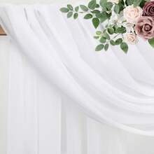 1 Piece Table Runner 75*300cm/29.5*118inch Tulle Boho Polyester Wedding Decor Romantic Multicolour Style Photography Props Wrinkle Resistant Dessert Cafe Christmas Thanksgiving And Mothers Day Family Everyday Afternoon Tea Setting Or Special Occasion