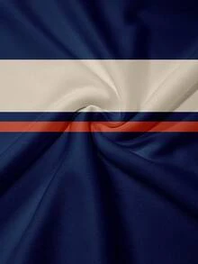 Men's Fashion Street Style Half-Zip Sweatshirt And Pants Set, Fall Clothes