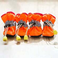 4 buc/set impermeabile animale de companie câine pantofi anti-alunecare cizme de ploaie încălțăminte pentru pisici mici câini catelus câine Pet ghete Pet labe accesorii