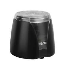 Eagle Electric Pencil Sharpener, Portable Pencil Sharpener, Blade To Fast Sharpen, Reusable And Replaceable Blade, Suitable For Home And Office Use, Black/Pink/Blue - Black - View 1