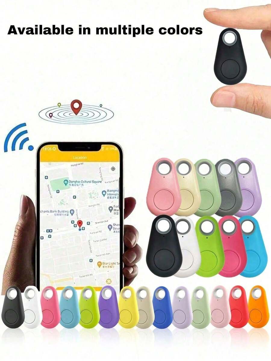 Smart Anti-Loss Device Phone, Key Finder Locator, Dual-Way Tracking, Wireless Anti-Loss Locator With Alarm Function, Suitable For Pets, Cats, Dogs, Keys, Wallets, Luggage - Plastic Material, Portable Wireless Real-Time Location Tracker, Smart Key Finder Mini GPS Tracker, Suitable For Cars, Important Documents, Pets, With Anti-Loss Alarm Function, Convenient For Forgetful Friends, No Battery Required - Multicolor - View 1