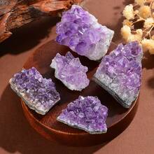 30-70g Natural Amethyst Geode Cluster, Healing Crystal Stone, Amethyst Gemstone Specimen - Purple - View 6