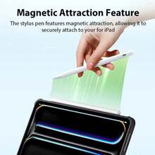 Lápiz stylus compatible con iPad de 11.a y 10.a generación - Carga 2X talla grande rápida, rechazo de inclinación y palma, funciona con iPad Pro 12.9/11/M4, Air 5/M2, Mini 6, compatible con iPad de 6.a a 11.a generación (2018-2025) [Asegúrese de que su modelo de iPad compatible es compatible] MYSTILUCK Stylus compatible con modelos de iPad de la serie 2018-2025: compatible con iPad Air de 11" y 13" (M2), compatible con iPad Pro de 11" y 13" (M4)