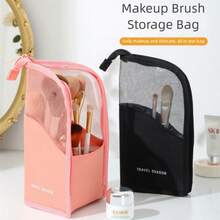 Travel Makeup Bag, 1Pc Large Capacity Lightweight Toiletry Handbag Bath Shower Bag Multifunctional Cosmetic Organizer Cute Handbag Wallet Pouch Case Portable Cosmetics Brush Storage Clutch With Zipper Closure For Lipstick, Brush, Skincare, Mobile Phone, Coin, Small Items, For Home, Travel, Vacation And School Use,Makeup Bag Makeup Pouch Skincare Bag Toiletry Bag Packing Cubes,Travel Essentials Storage Makeup Organizer Makeup Case Makeup Travel Toiletry Organizer Essentials Gifts Storage Zipper Accessories Nail - Hồng - Xem 1