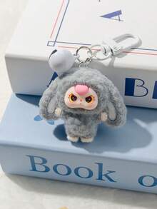 1 móc khóa hình chuông tai to hoạt hình 3D, thích hợp làm móc khóa, phụ nữ, học sinh, túi xách, ba lô, phụ kiện - Xem 6