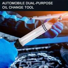 200/500/1500ml Car Oil Extractor, Car Brake Oil Replacement Tool, Fuel Extraction Pump, Suitable For Manual Oil Extractor Of Cars - Oil Exchange Pump With Hose