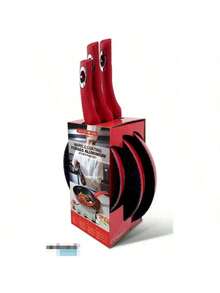 3pcs Frying Pan Set - 20/24/28cm - Non-Stick Frying Pans Suitable For All Heat Sources - Multicolor - View 5