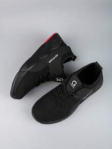 Men's Construction Safety Shoes Anti-Smashing, Anti-Piercing Work Shoes - 黑色 - 查看 7