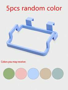 2pcs Random Color PP Trash Bag Holder For Kitchen Cabinets Doors And Cupboards, Under Sink Bag Holder, Trash Bag Holder, Grocery Bag Holder, Bag Holder, Under Sink Trash Can, Cabinet Trash Can, Kitchen Trash Can, Trash Bin Kitchen, Trash Can Cabinet, Garbage Bag Holder, Kitchen Waste Can, Kitchen Trash Cans(Recommended For Door Thickness Less Than 2cm)
